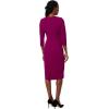 imageAdrianna Papell Womens Knit Crepe TIE Waist Sheath Wildberry