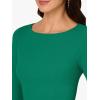 imageAdrianna Papell Womens Knit Crepe Tiered Sleeve DressRadiant Emerald