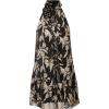 imageAdrianna Papell Womens 3D Floral Halter Short DressBlackGold