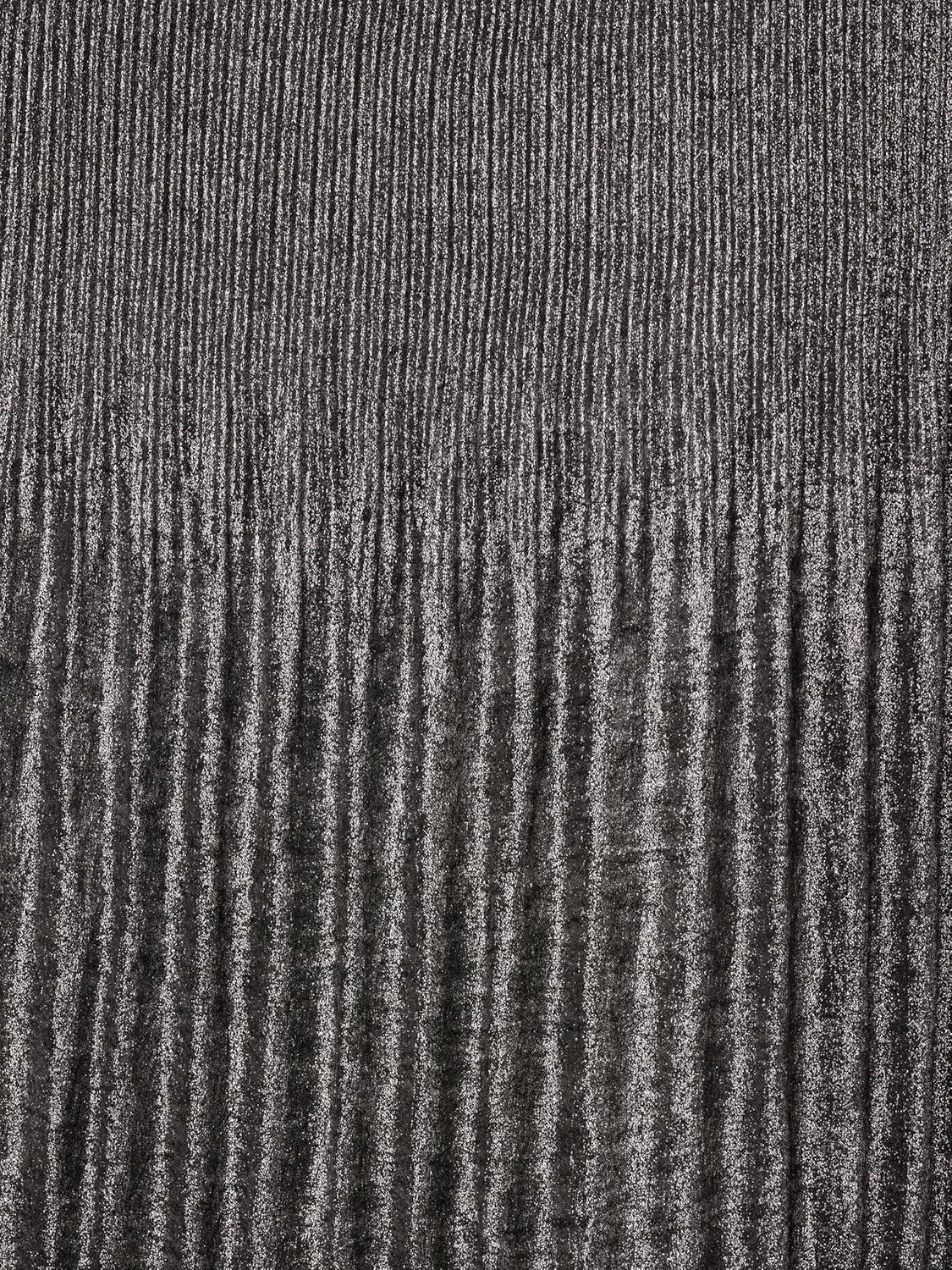 imageAdrianna Papell Womens Pleated Metallic Ankle DressGunmetalBlack