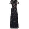 imageAdrianna Papell Short Sleeve Floral Beaded Mermaid Gown