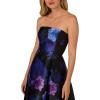 imageAdrianna Papell Strapless Floral Mikado Illusion Ballgown
