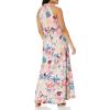 image:imageAdrianna Papell Womens Floral Satin Jacquard GownBlush Multi