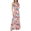 image:imageAdrianna Papell Womens Floral Satin Jacquard GownBlush Multi