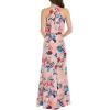 image:imageAdrianna Papell Womens Floral Satin Jacquard GownBlush Multi