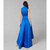 image:imageAdrianna Papell Womens Tuxedo High Low GownUltra Blue