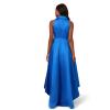image:imageAdrianna Papell Womens Tuxedo High Low GownUltra Blue