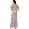 image:imageAdrianna Papell womens Floral Embroidery GownTaupeGold