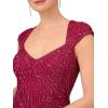 image:imageAdrianna Papell Womens Beaded Column GownMagenta