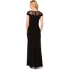 image:imageAdrianna Papell Womens Beaded Jersey GownBlack