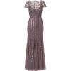 image:imageAdrianna Papell Womens Beaded Long DressMoonscape