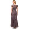image:imageAdrianna Papell Womens Beaded Long DressMoonscape