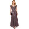 image:imageAdrianna Papell Womens Beaded Long DressMoonscape