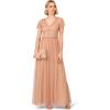 image:imageAdrianna Papell Womens Beaded Long DressRose Gold