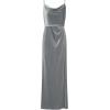 image:imageAdrianna Papell Womens Cowl Neck Velvet GownSilver