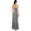 image:imageAdrianna Papell Womens Cowl Neck Velvet GownSilver