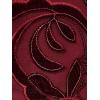 image:imageAdrianna Papell Womens Halter Velvet Tulle DressGarnet