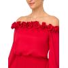 image:imageAdrianna Papell Womens Halter Velvet Tulle DressGarnet