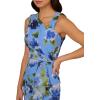 image:imageAdrianna Papell Womens Printed Chiffon GownBlue Multi