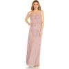 image:imageAdrianna Papell Womens Spaghetti Strap Blouson GownDusted Petal