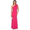 image:imageAdrianna Papell Womens Stretch Crepe Long DressHot Pink