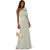 image:imageAdrianna Papell Womens Stretch Crepe Long DressIcy Sage