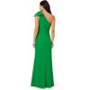 image:imageAdrianna Papell Womens Stretch Crepe Long DressPalm Leaf