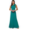image:imageAdrianna Papell Womens Stretch Crepe Long DressTempo Teal