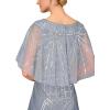 image:imageAidan Mattox Womens Beaded Aline GownVintage Blue