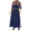 image:imageAidan Mattox Womens Beaded Strapless GownNavy