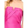 image:imageWomens Strapless Stretch Mikado GownMagenta