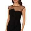 image:imageAdrianna Papell Womens Knit Crepe JumpsuitBlack