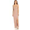 image:imageAdrianna Papell Womens Metallic Long GownRose