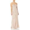 image:imageAidan Mattox Womens Beaded Strapless GownBlush