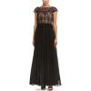 image:imageAidan Mattox Womens Off Shoulder Lace Beaded GownBlack