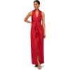 image:imageWomens Crepe Back Satin VNeck GownAutumn Blaze