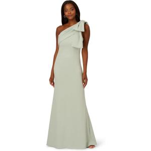 image:imageAdrianna Papell Womens Stretch Crepe Long DressIcy Sage