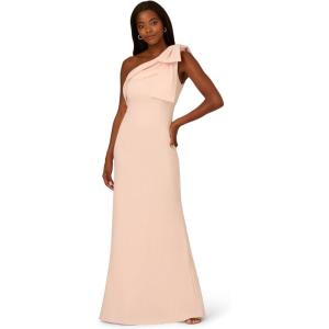 image:imageAdrianna Papell Womens Stretch Crepe Long DressJoyful Blush