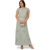 image:imageAdrianna Papell Bead Blouson Long Dress Coral CoastAqua Dust