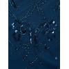 image:imageAdrianna Papell Womens Bead Halter Long DressDeep Blue
