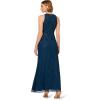 image:imageAdrianna Papell Womens Bead Halter Long DressDeep Blue