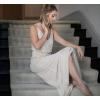 image:imageAdrianna Papell Womens Beaded Blouson GownIvory