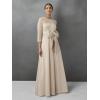 image:imageAdrianna Papell Womens Beaded Bodice Taffeta GownCashmere