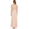 image:imageAdrianna Papell Womens Beaded Chiffon GownBlush