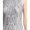 image:imageAdrianna Papell Womens Beaded Halter Gown Silver Mist 4