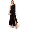 image:imageAdrianna Papell Womens Beaded Knit Crepe GownBlack