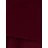 image:imageAdrianna Papell Womens Beaded Knit Crepe GownBlackened Red