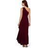 image:imageAdrianna Papell Womens Beaded Knit Crepe GownBlackened Red