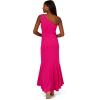 image:imageAdrianna Papell Womens Beaded Knit Crepe GownFuchsia