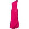 image:imageAdrianna Papell Womens Beaded Knit Crepe GownFuchsia